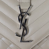 Saint Laurent Monogram Mix Matelasse Envelope Chain Bag Medium Hardware