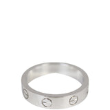 Cartier Love Wedding Band 18k White Gold 1 Diamond