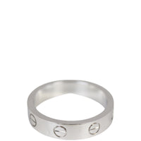 Cartier Love Wedding Band 18k White Gold 1 Diamond