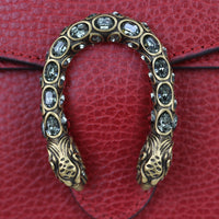 Gucci Dionysus Super Mini Chain Bag (red) Hardware