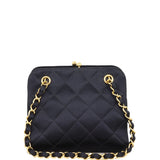 Chanel Vintage Kisslock Satin Mini Bag