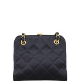 Chanel Vintage Kisslock Satin Mini Bag