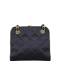 Chanel Vintage Kisslock Satin Mini Bag