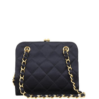 Chanel Vintage Kisslock Satin Mini Bag