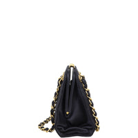 Chanel Vintage Kisslock Satin Mini Bag
