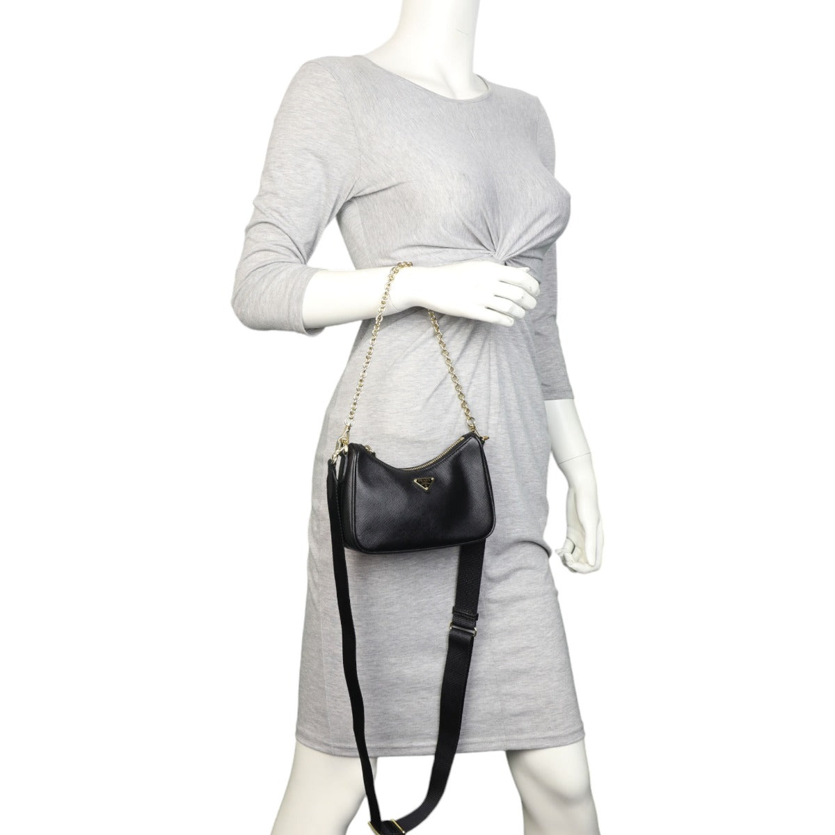 Prada Re-Edition Saffiano Mini Shoulder Bag