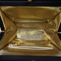 Chanel Vintage Kisslock Satin Mini Bag