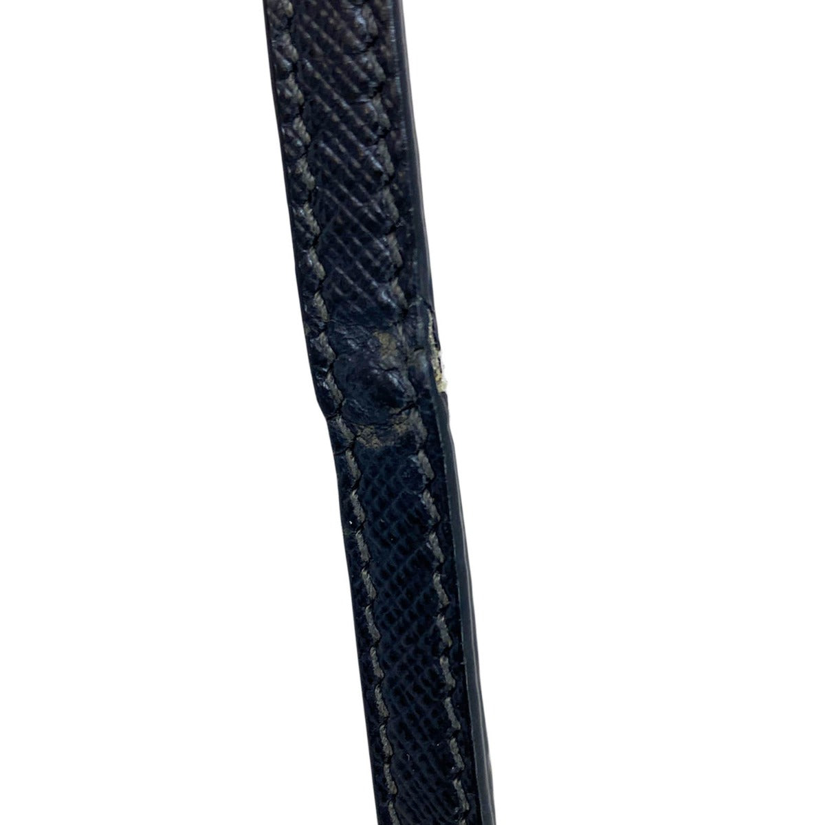 Prada Saffiano Lux Tall Tote Strap Wear