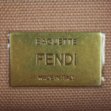 Fendi FF Baguette Bag Canvas Interior Stamp