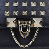 Valentino Rockstud Spike Demilune Bag Medium