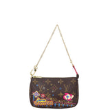 Louis Vuitton Mini Pochette Accessoires Monogram Vivienne Christmas Print 2020