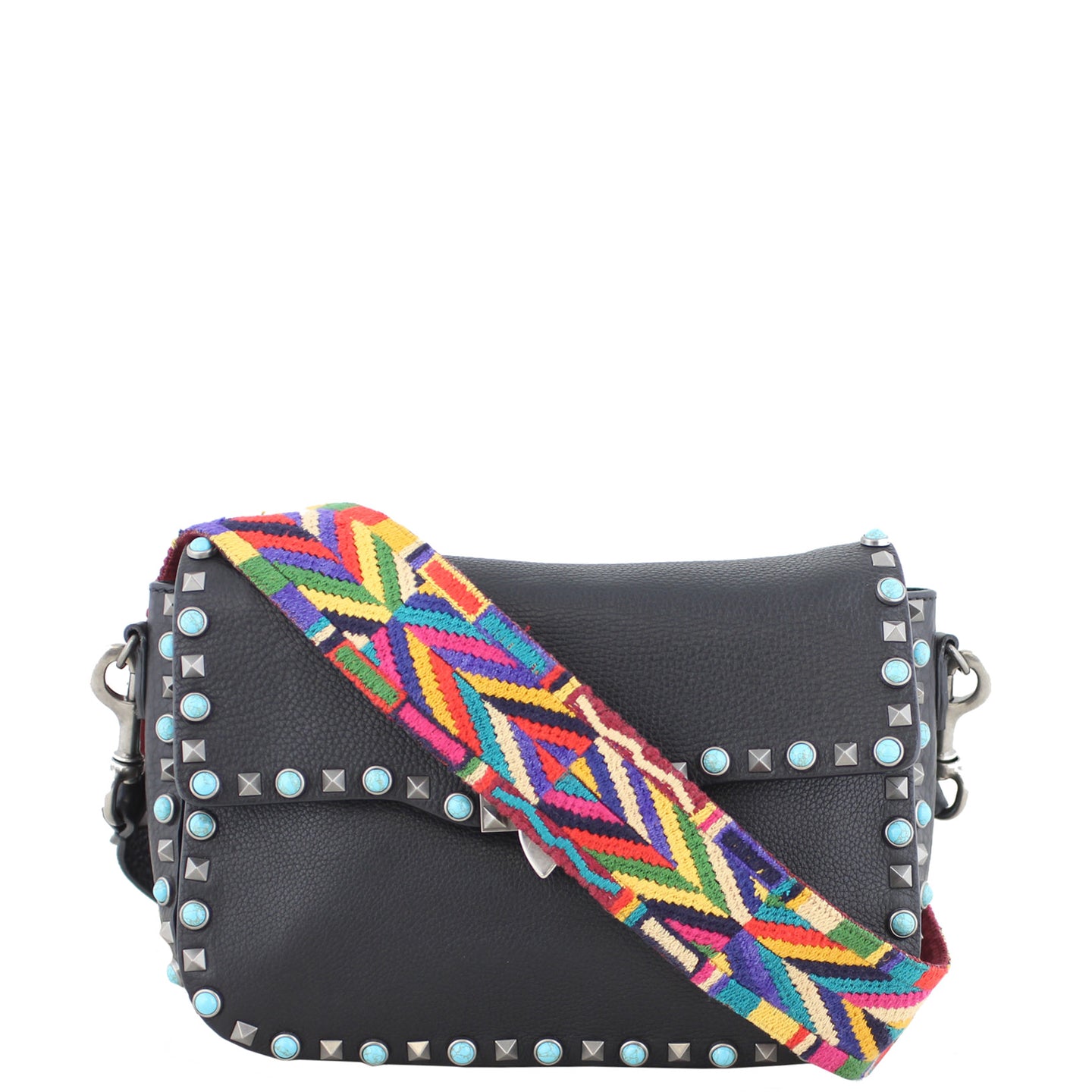 Valentino Rolling Rockstud Guitar Strap Crossbody strap