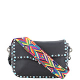 Valentino Rolling Rockstud Guitar Strap Crossbody strap