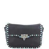 Valentino Rolling Rockstud Guitar Strap Crossbody front