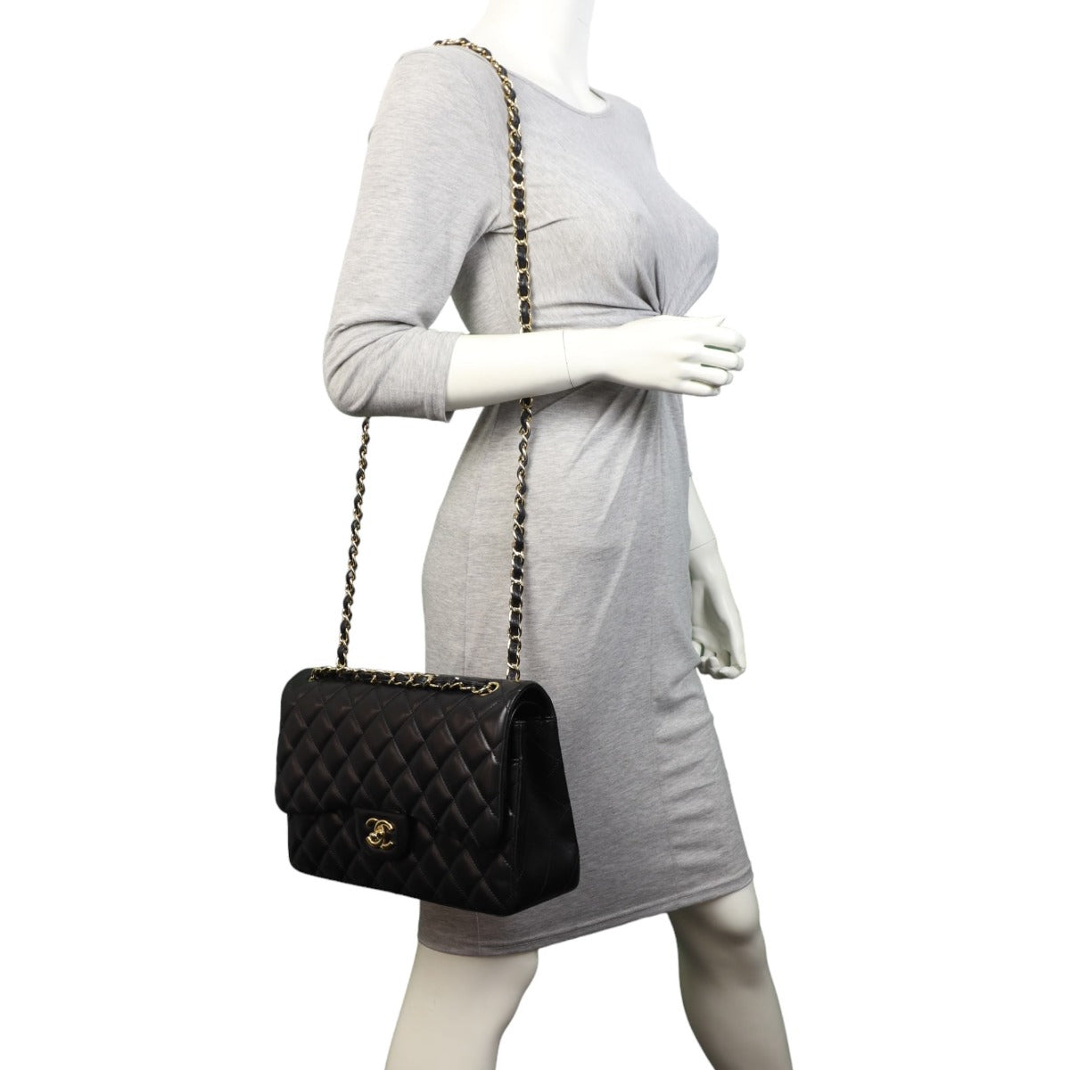 Chanel Classic Double Flap Jumbo | Black