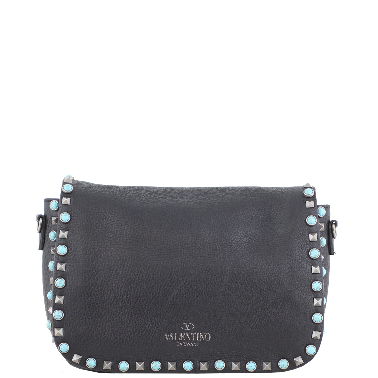 Valentino Rolling Rockstud Guitar Strap Crossbody back