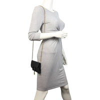 Dior Saddle Wallet On Chain