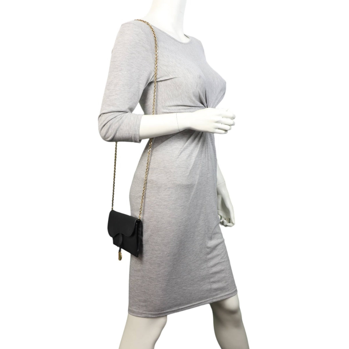 Dior Saddle Wallet On Chain