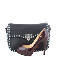 Valentino Rolling Rockstud Guitar Strap Crossbody shoe