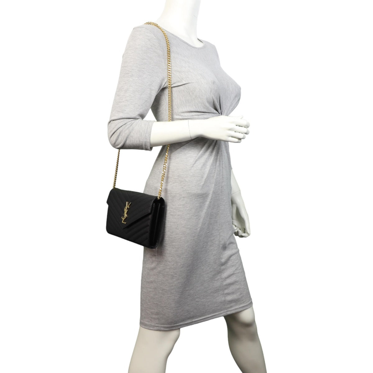 Saint Laurent Cassandre Chain Wallet