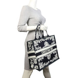 Dior Book Tote Large Cornely Embroidered