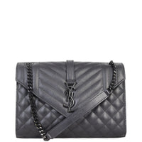 Saint Laurent Monogram Mix Matelasse Envelope Chain Bag Medium