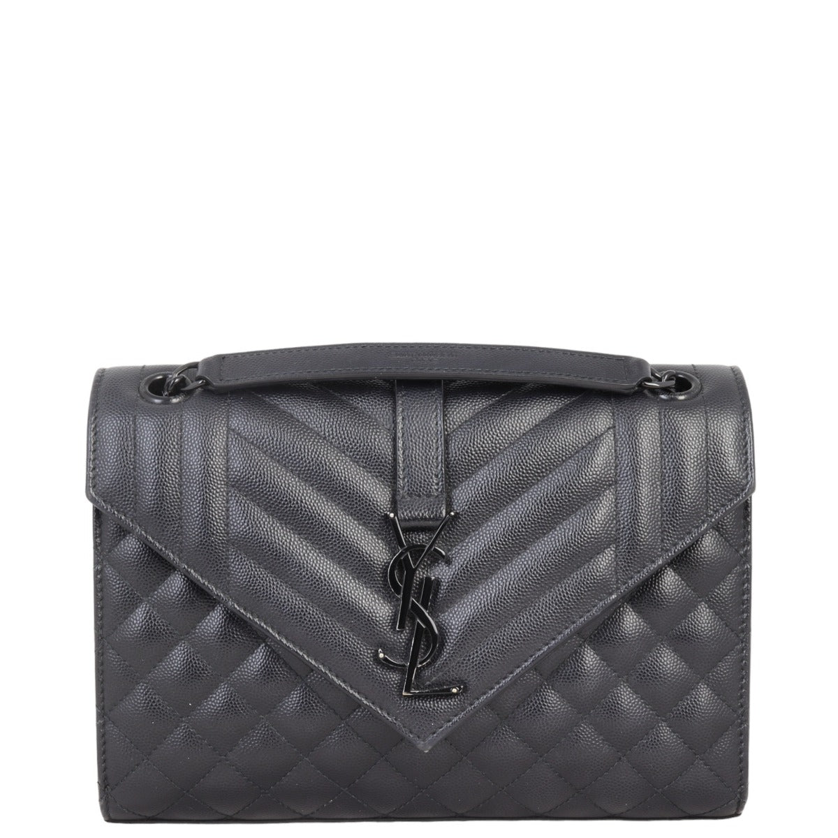 Saint Laurent Monogram Mix Matelasse Envelope Chain Bag Medium