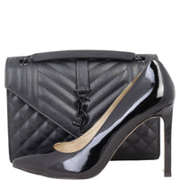 Saint Laurent Monogram Mix Matelasse Envelope Chain Bag Medium