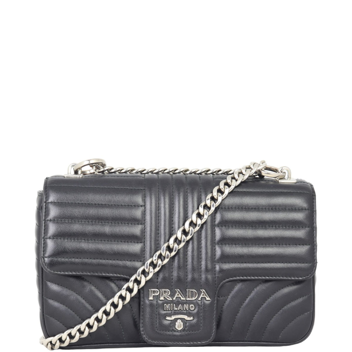 Prada Diagramme Medium Shoulder Bag