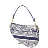 Dior Saddle Bag Toile de Jouy Embroidered