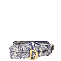 Dior Saddle Bag Toile de Jouy Embroidered