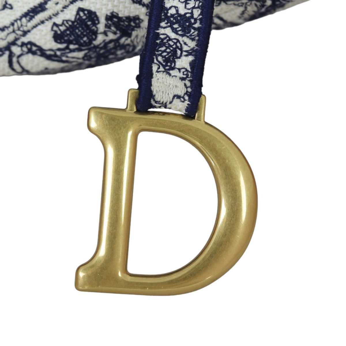 Dior Saddle Bag Toile de Jouy Embroidered
