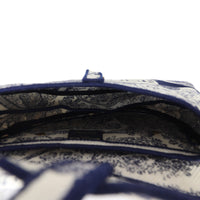 Dior Saddle Bag Toile de Jouy Embroidered