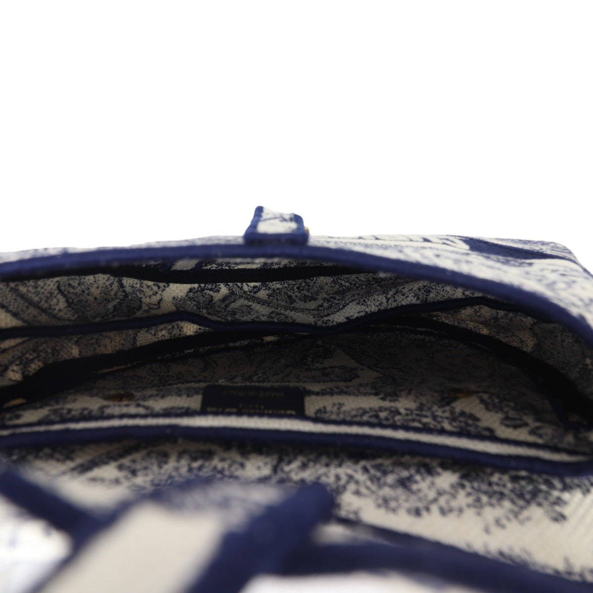 Dior Saddle Bag Toile de Jouy Embroidered