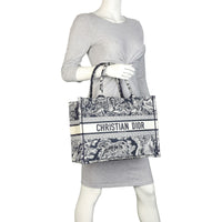 Dior Book Tote Medium Toile de Jouy Reverse