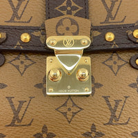 Louis Vuitton Vertical Trunk Pochette Monogram Reverse hardware