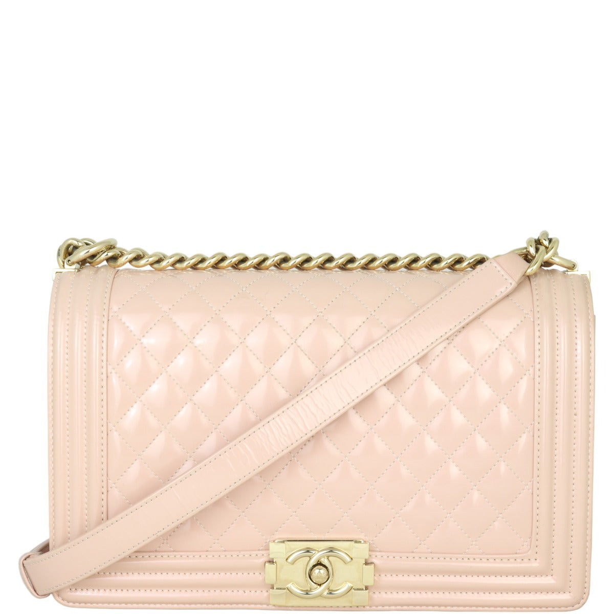 Chanel Boy New Medium Patent