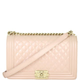 Chanel Boy New Medium Patent