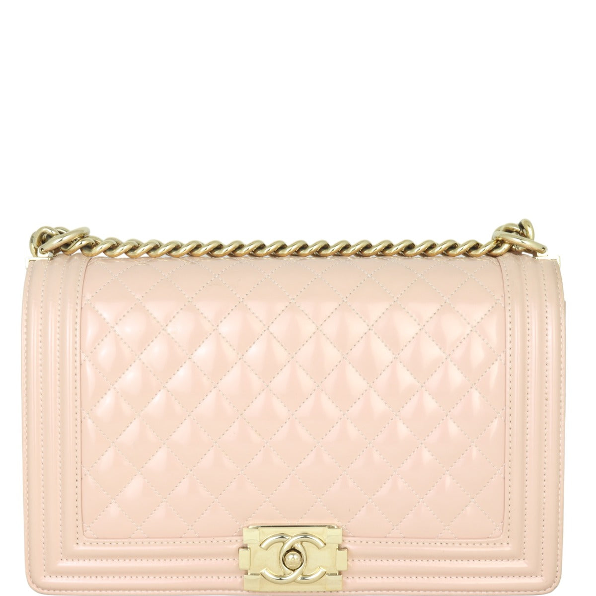 Chanel Boy New Medium Patent