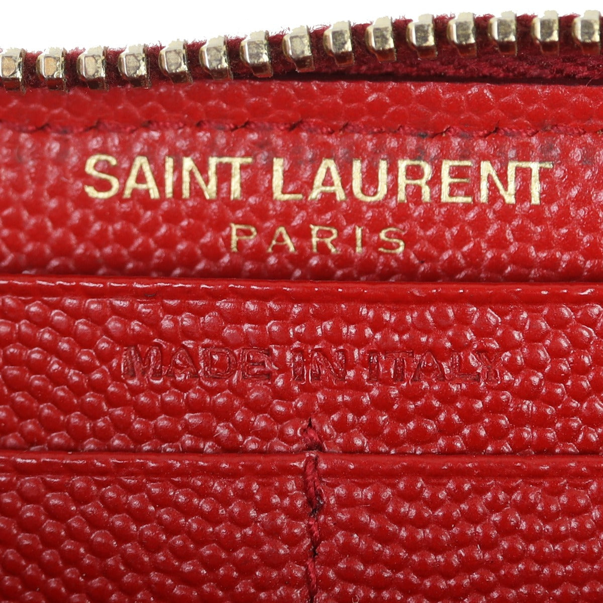 Saint Laurent Cassandre Zip Wallet