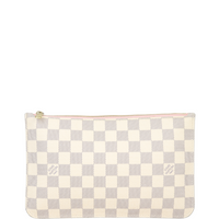 Louis Vuitton Neverfull Pouch Damier Azur