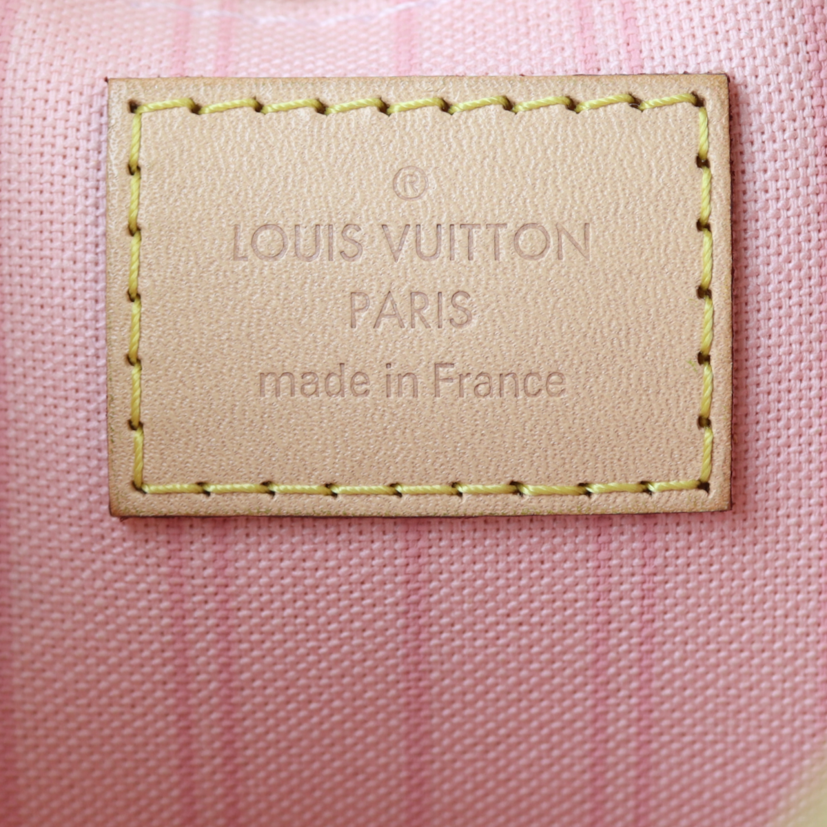 Louis Vuitton Neverfull Pouch Damier Azur