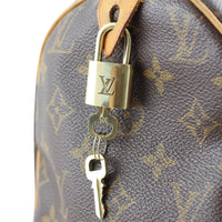 Louis Vuitton Speedy 30 Monogram Lock