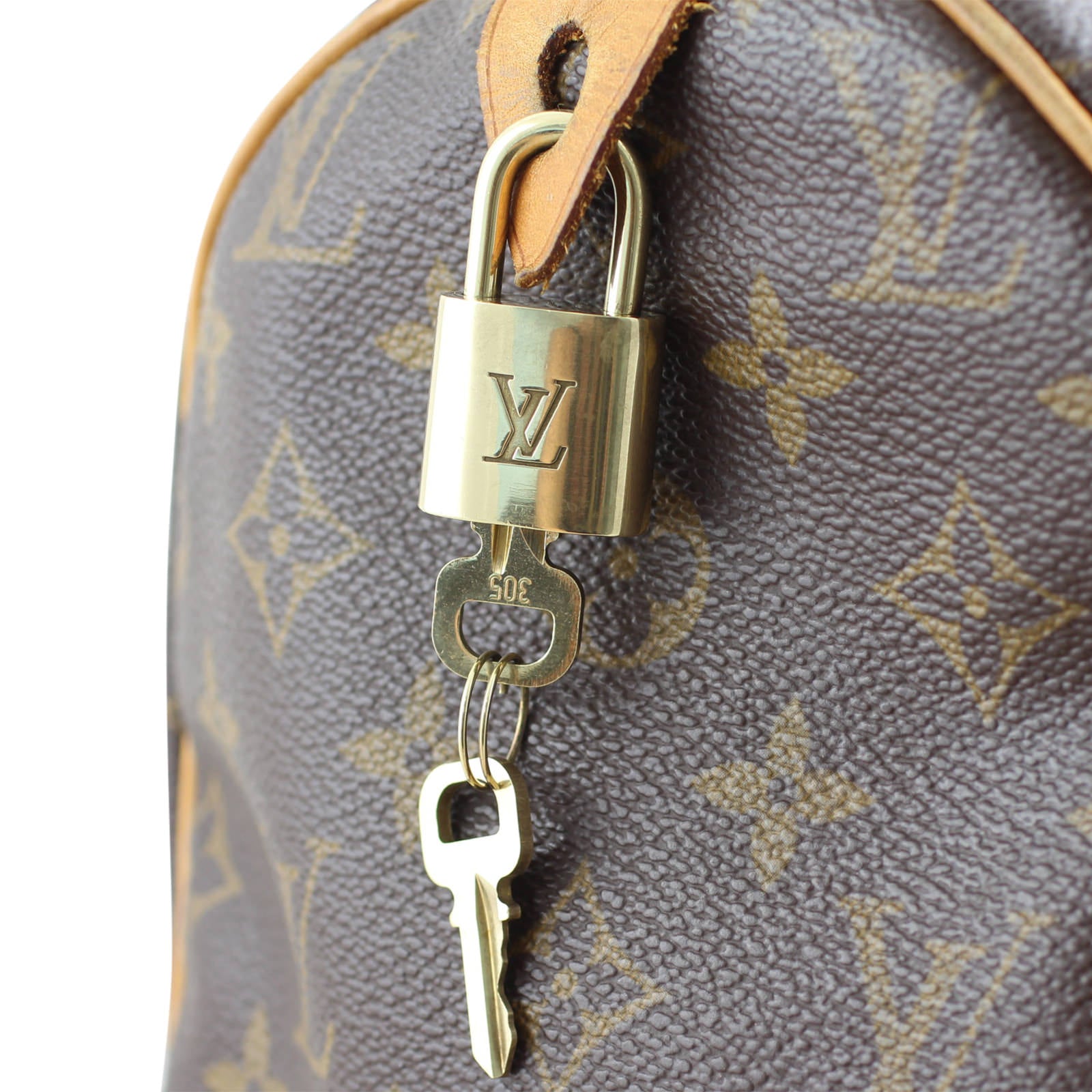Louis Vuitton Speedy 30 Monogram Lock