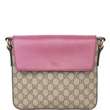 Gucci GG Supreme Leather Flap Shoulder Bag