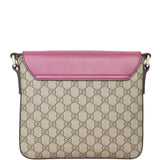 Gucci GG Supreme Leather Flap Shoulder Bag