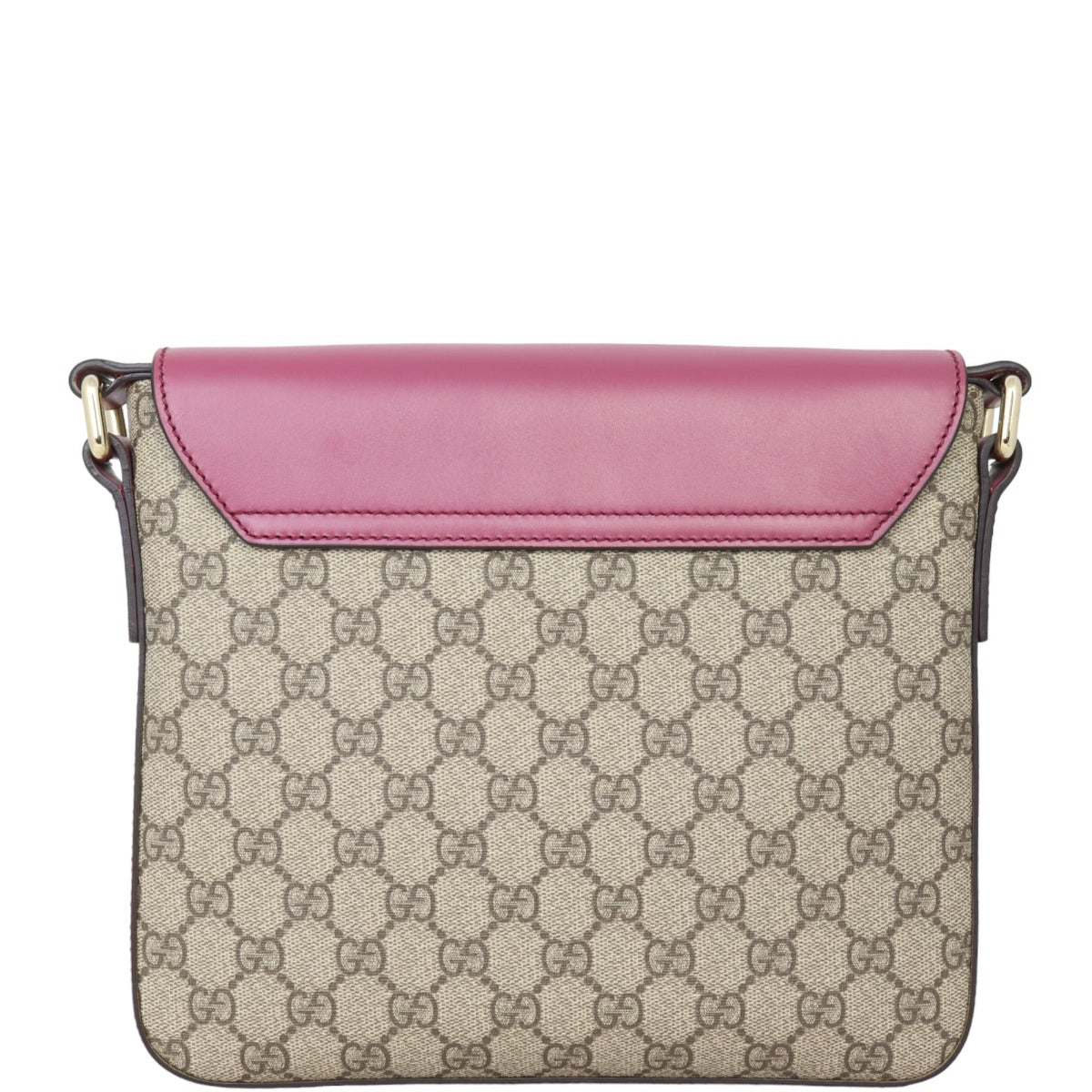 Gucci GG Supreme Leather Flap Shoulder Bag