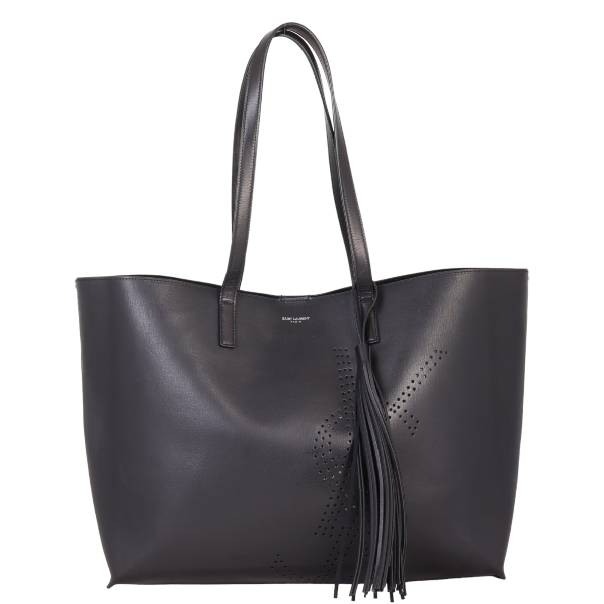 Saint Laurent Perforated East West Shopping Tote