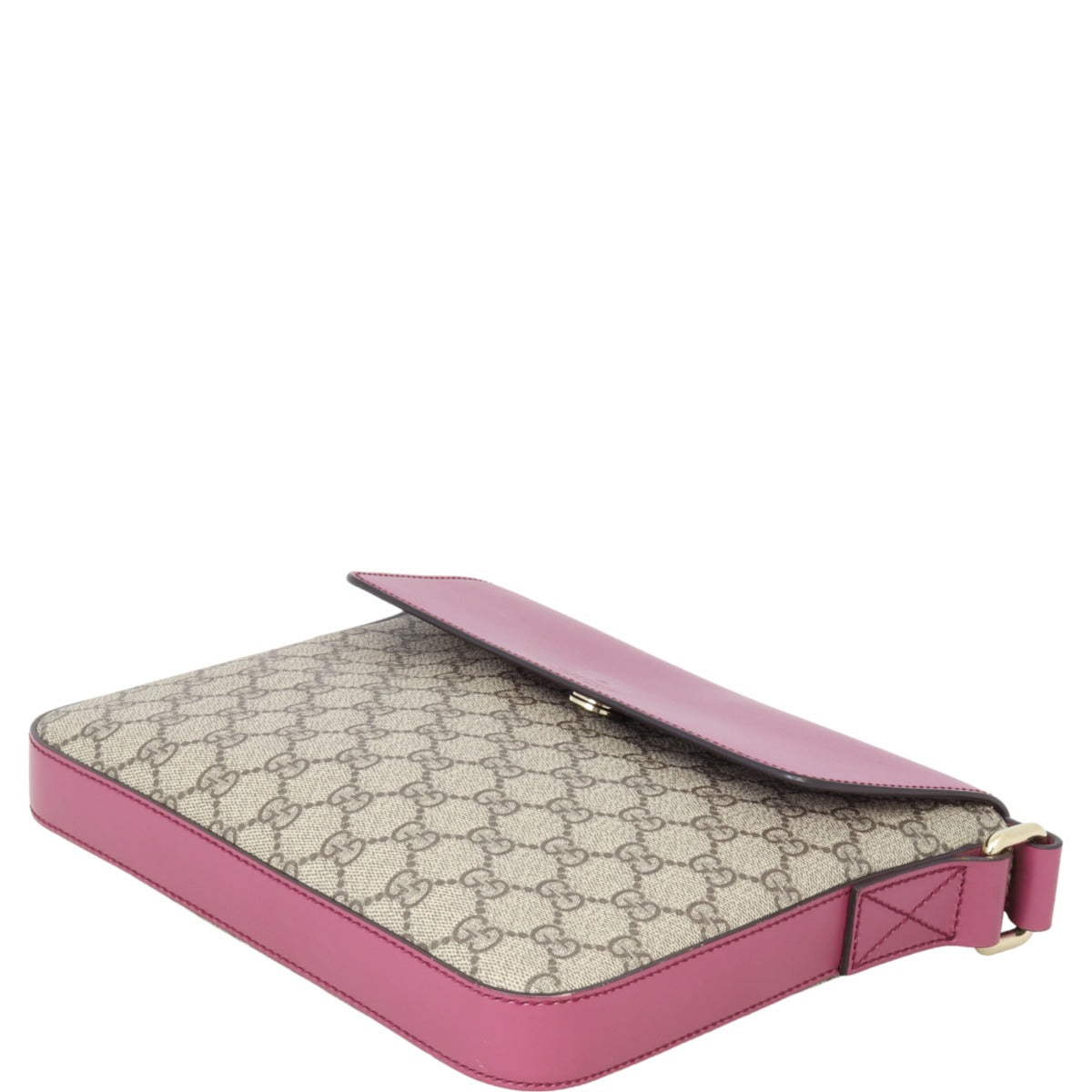 Gucci GG Supreme Leather Flap Shoulder Bag