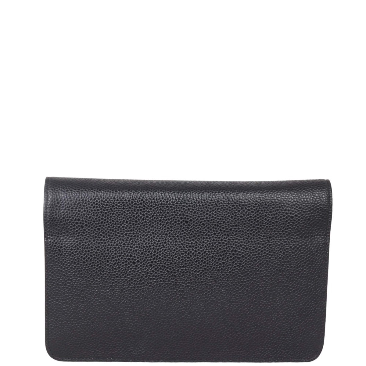 Chanel Timeless Wallet on Chain | Black Caviar